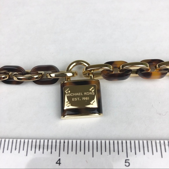 Michael Kors Brilliance Padlock Chunky Bracelet - Picture 3 of 7